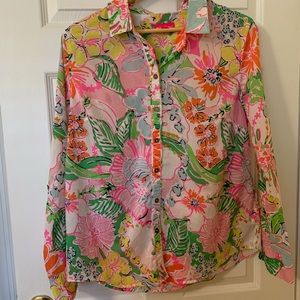 Lilly Pulitzer for Target button up shirt